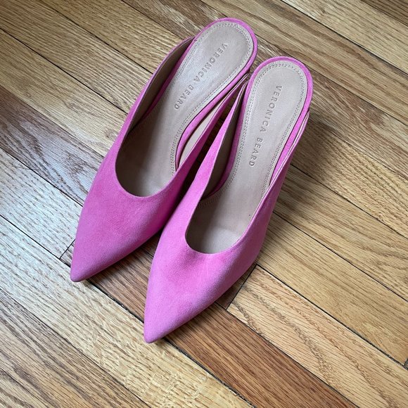 Veronica Beard Taran Mule French Rose - Picture 5 of 12